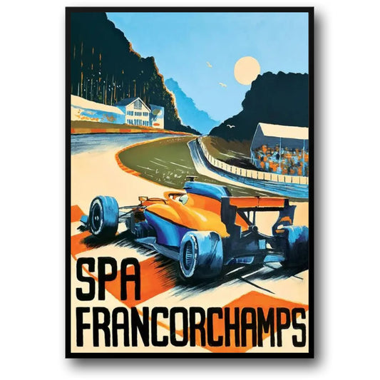 Monaco Grand Prix | Formula 1 Racing Poster | Luxury Speed Art Print | Home Decor