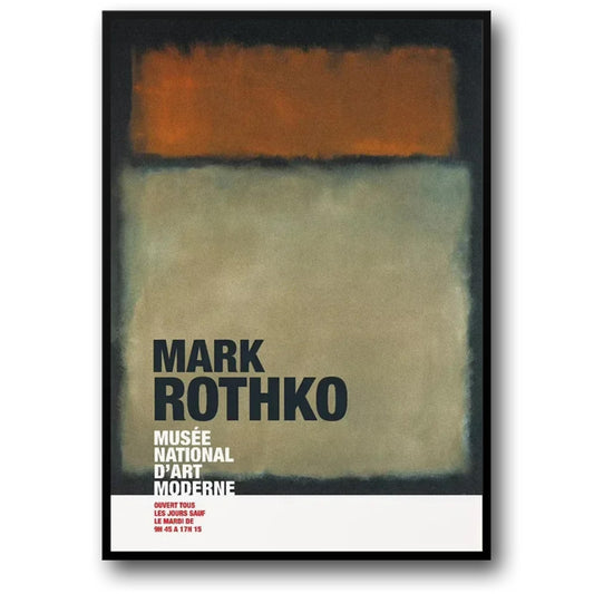 Mark Rothko | Creme und Rot auf Schwarz | Moderne abstrakte Kunst