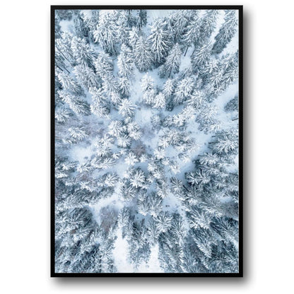 Winter Forest Scene | Nature Landscape Art | Seasonal Poster | Wall Decor | Enchanting Wilderness