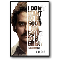 Pablo Escobar | Inspirierendes Zitat | Motivationsdruck