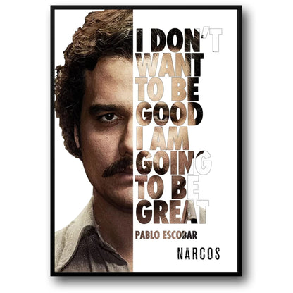 Pablo Escobar | Inspirierendes Zitat | Motivationsdruck