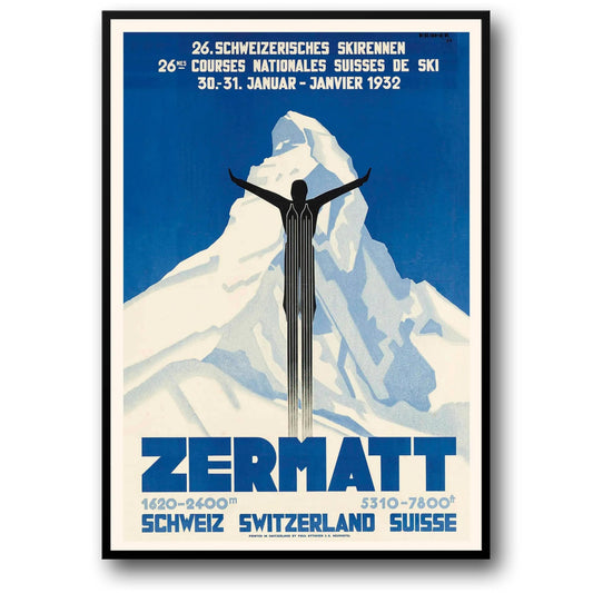 Zermatt Zwitserland | Vintage Skiën & Paardrennen