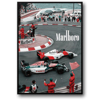 Ayrton Senna gegen Nigel Mansell | Vintage Monaco F1