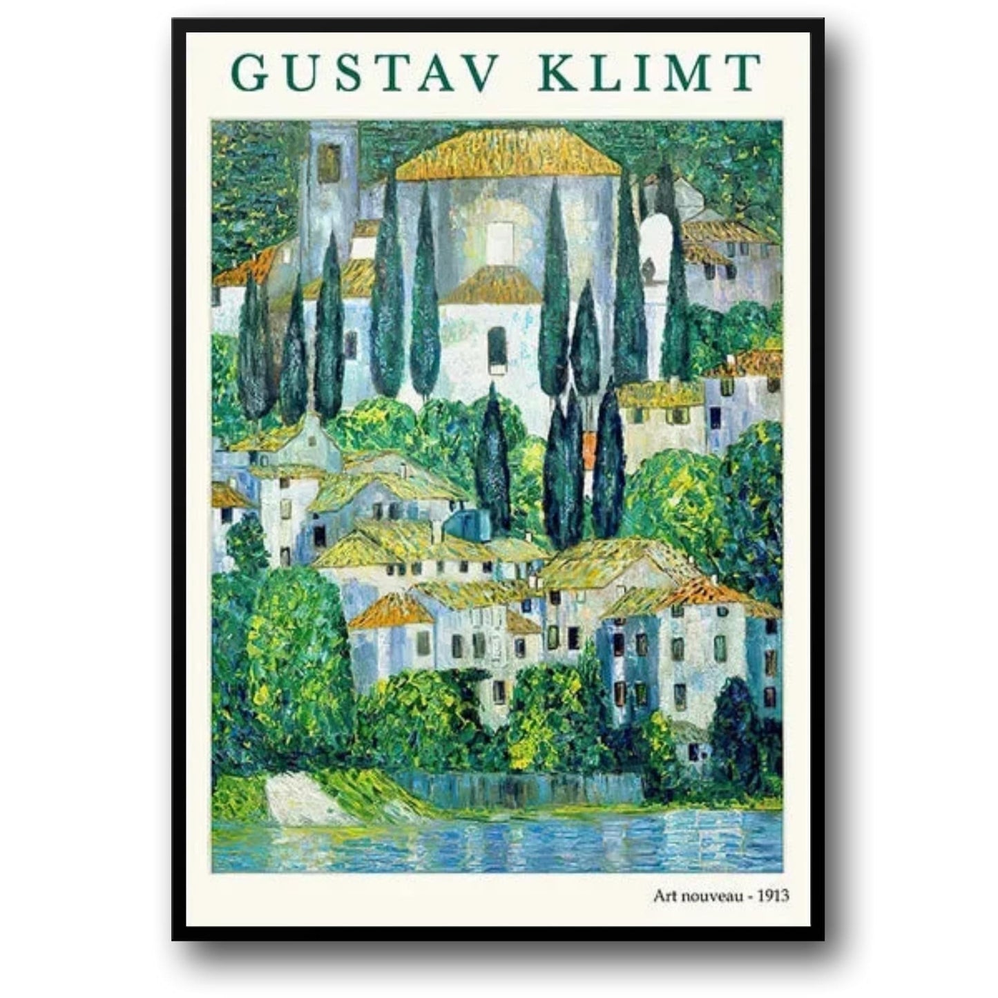 Gustav Klimt | Kerk in Cassone | Iconisch Landschap