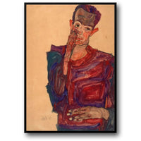 Egon Schiele Selbstporträt | Bildende Kunst