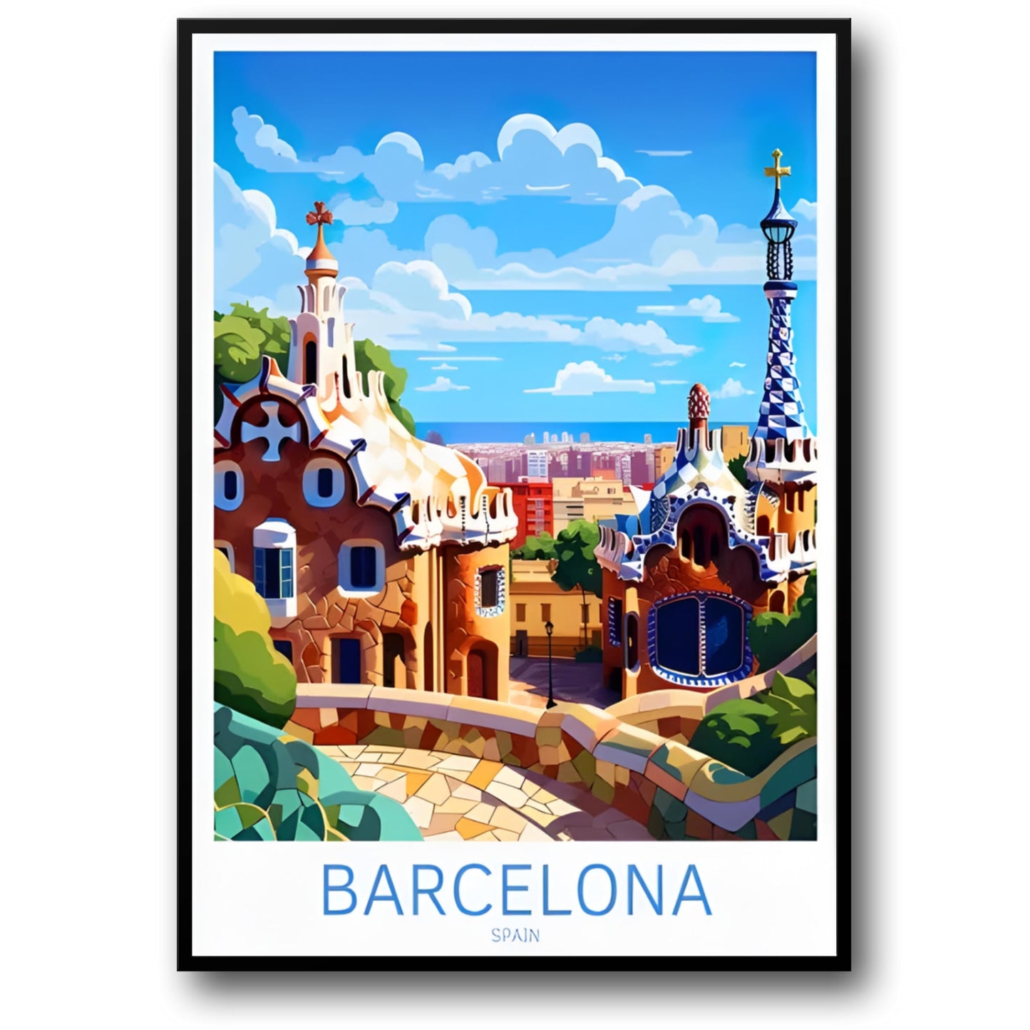 Park Güell | Barcelona Schilderachtige Decor