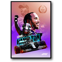 Lewis Hamilton | Formel-1-Helm | 7-facher Weltmeister