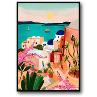 Abstrakte indische Landschaft