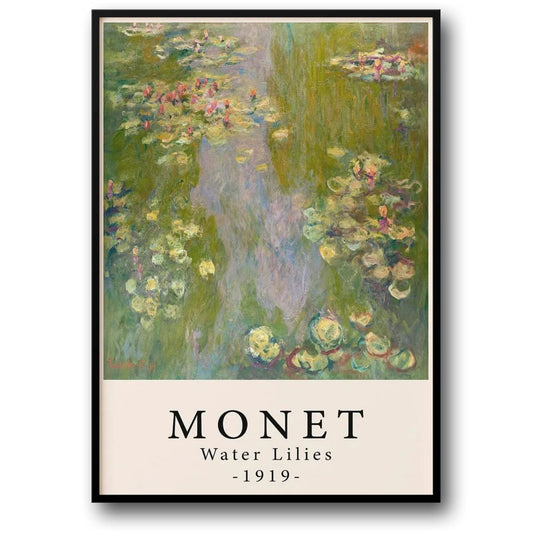 Monet's Waterlelies 1919 | Impressionistische Kunst