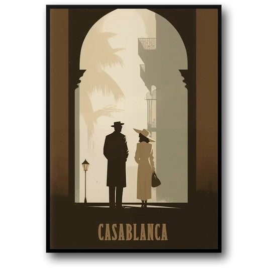 Casablanca | Rick Blaine | Michael Curtiz | Timeless Romance Film Posters