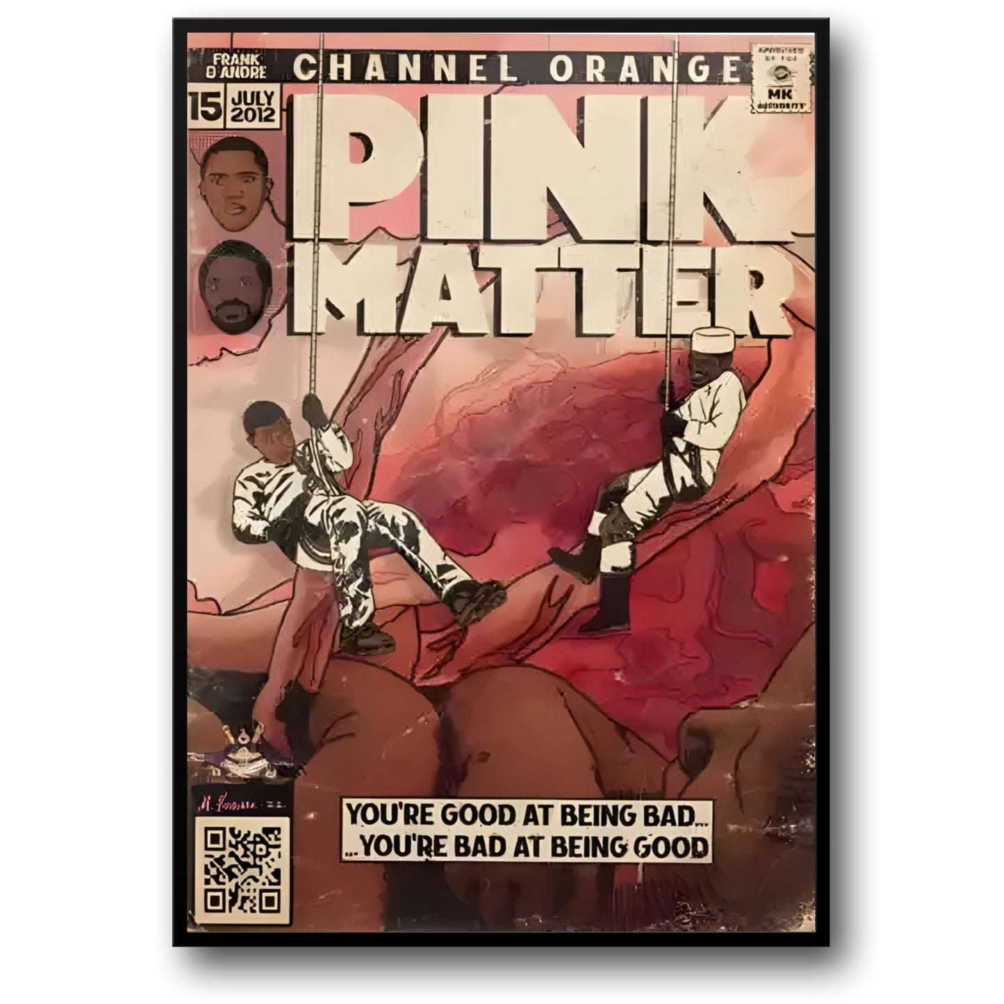Frank Ocean | Pink Panther Stripkunst