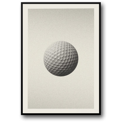 Golf Ball Poster | Celebrating Iconic Golf Legends | Dynamic Artwork of Skill, Passion, and Legacy
