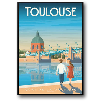 Toulouse Frankrijk Schilderachtig | Iconisch Frans Reislandschap