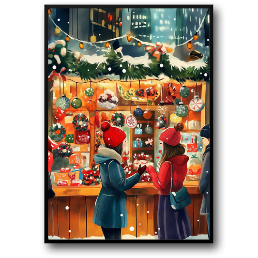 Christmas Market | Winter Wonderland | Cozy Holiday Scene