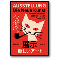 Neue Kunst Katze | Moderne japanische Kunst