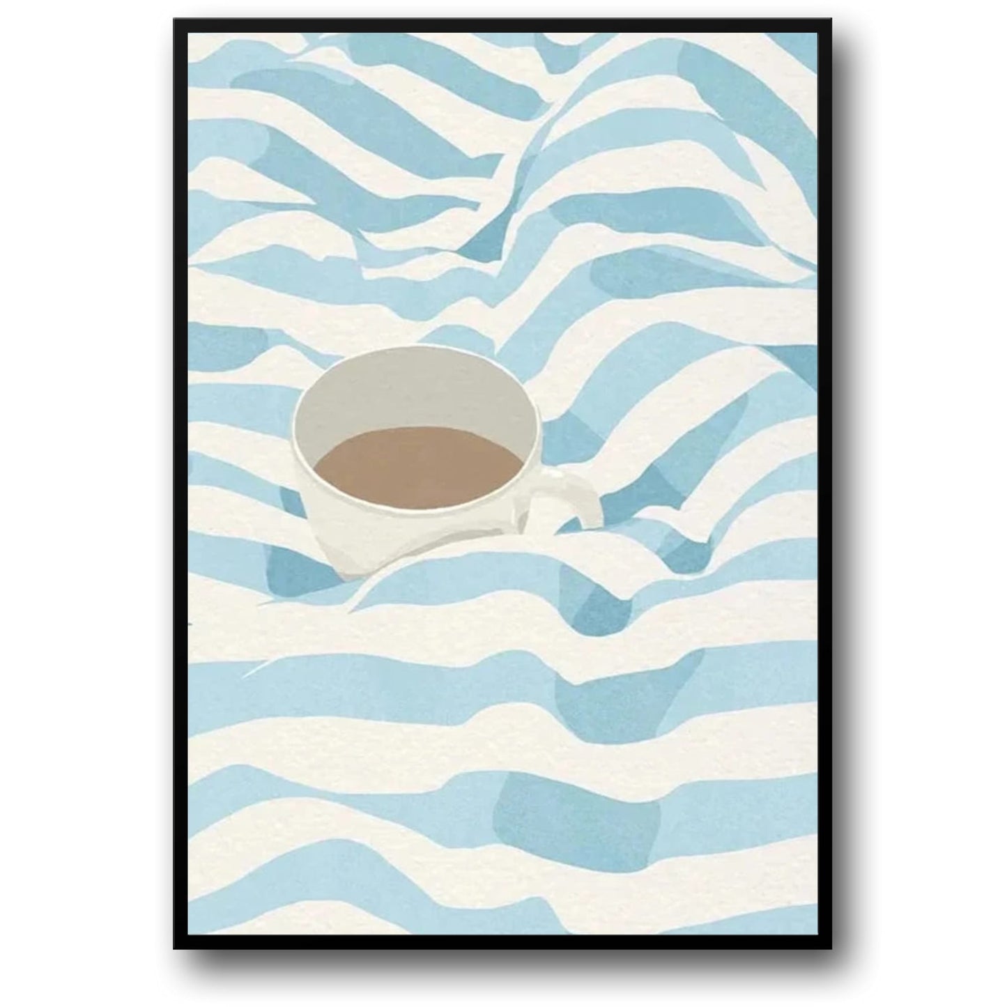 Fantastical Humans Poster | The Art of Playfulness | Lazy Day Brews Design | Ideal for Home Decor | Start Your Day with Comfort in a Visual Delight