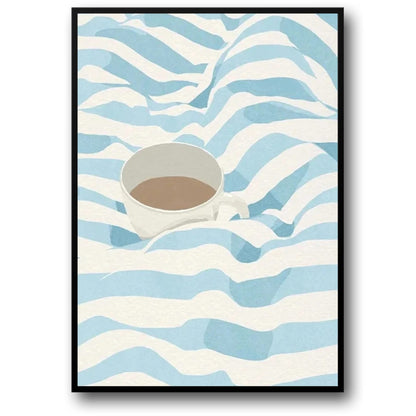 Fantastical Humans Poster | The Art of Playfulness | Lazy Day Brews Design | Ideal for Home Decor | Start Your Day with Comfort in a Visual Delight