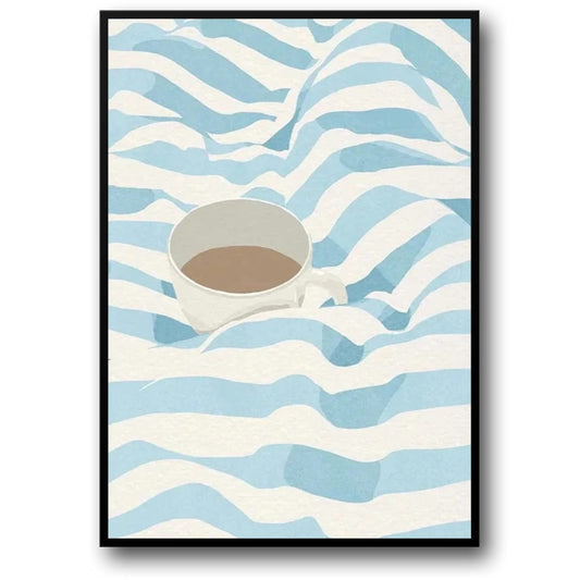 Fantastical Humans Poster | The Art of Playfulness | Lazy Day Brews Design | Ideal for Home Decor | Start Your Day with Comfort in a Visual Delight