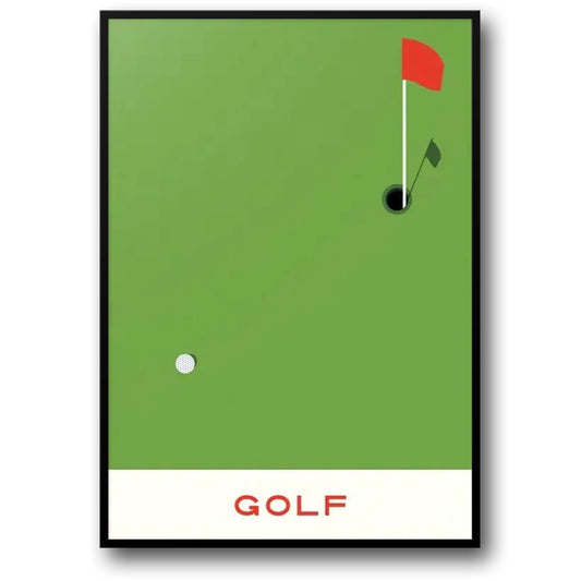 De Geometrie van de Overwinning | Golf Sportkunst