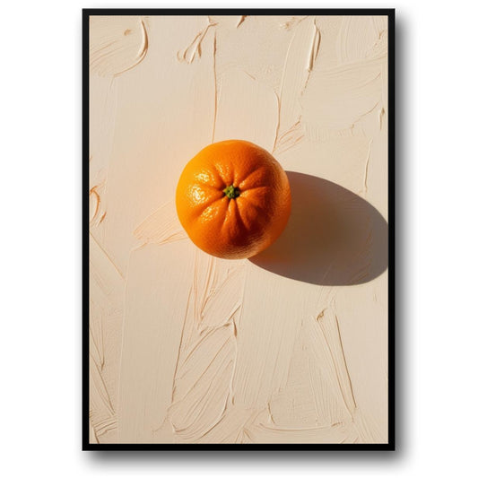 Orange Art | Fruits Gallery | Wall Decor Poster | Vibrant Fruit Illustration | Home & Garden Decor | Artistic Print