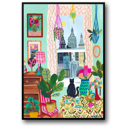 Abstrakte indische Landschaft