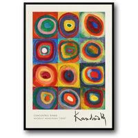 Kandinsky | Farbstudie: Konzentrische Kreise | 1913