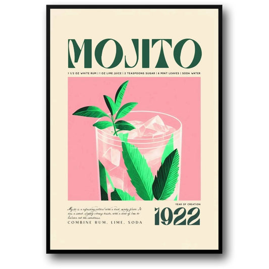 Mojito-Rezept | Retro-Vintage-Stil