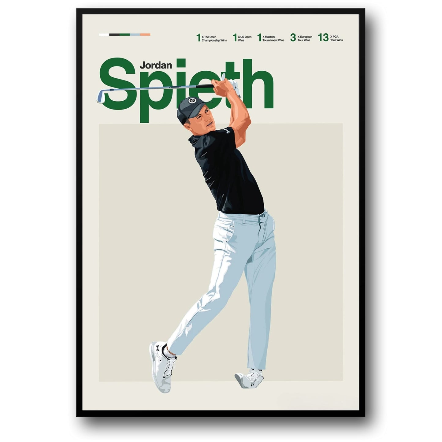 Jordan Spieth | Eerbetoon aan Golflegendes