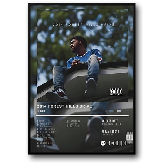 J. Cole | 2014 Forest Hills Drive | Hip Hop Kunst