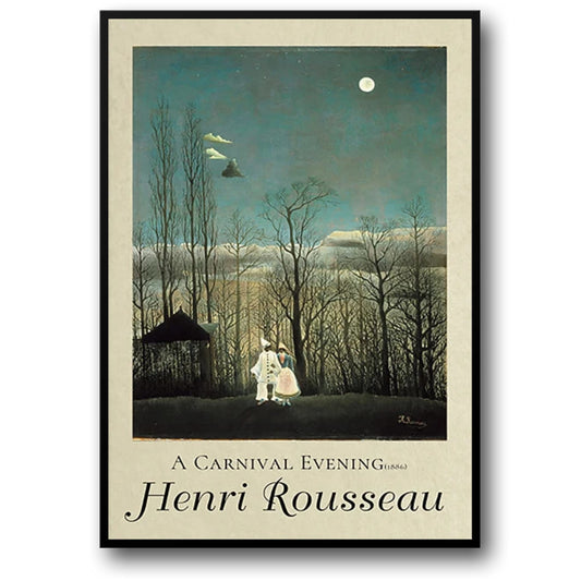 Henri Rousseau | Karnevalsabend | Surrealistische Landschaftsmalerei