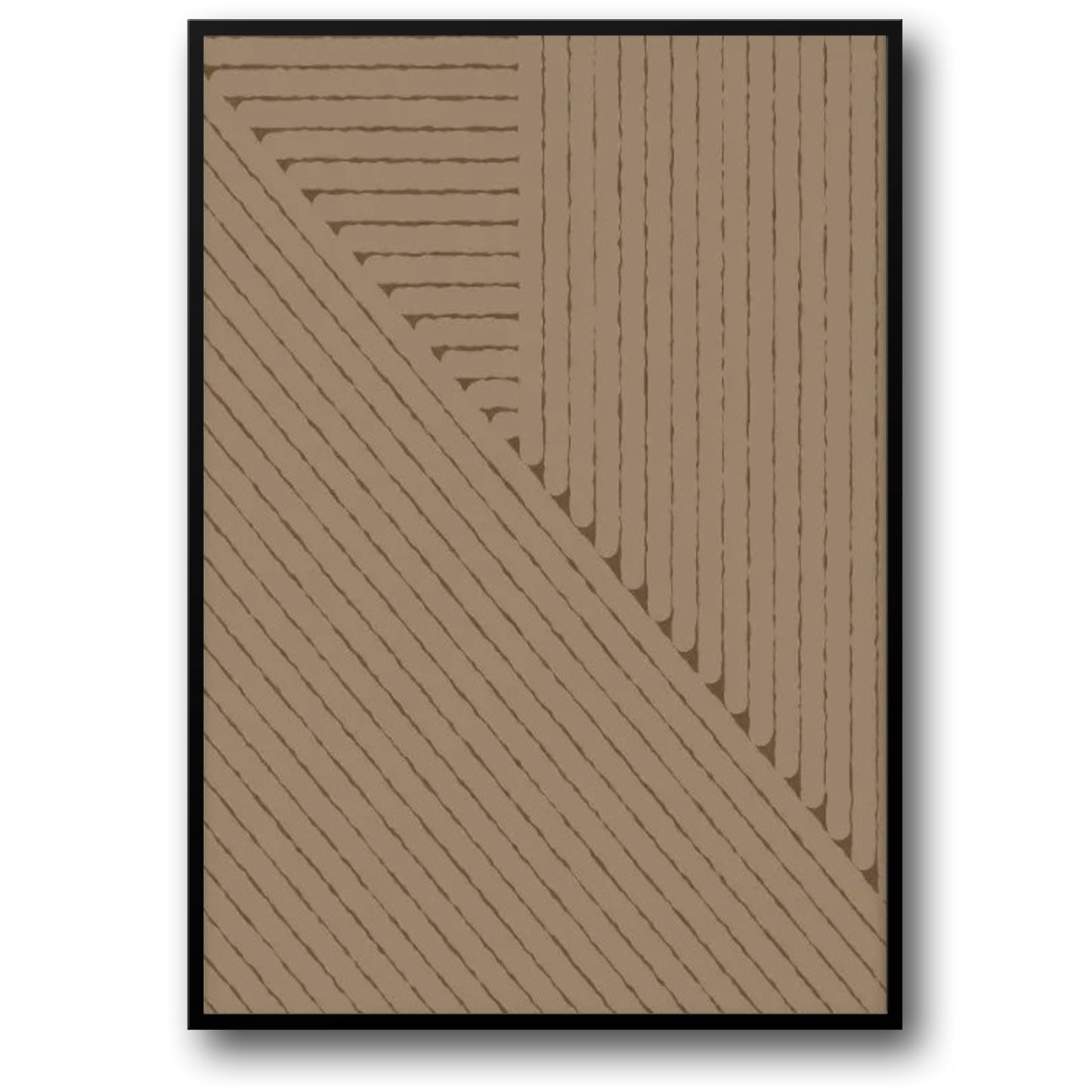 Geschichtete Linien | Moderne geometrische Abstraktion