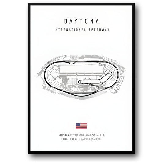 Daytona | F1 Circuit Indeling | Motorsport Kunst
