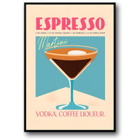 Cocktailparty-Kunst | Espresso-Wodka-Likör