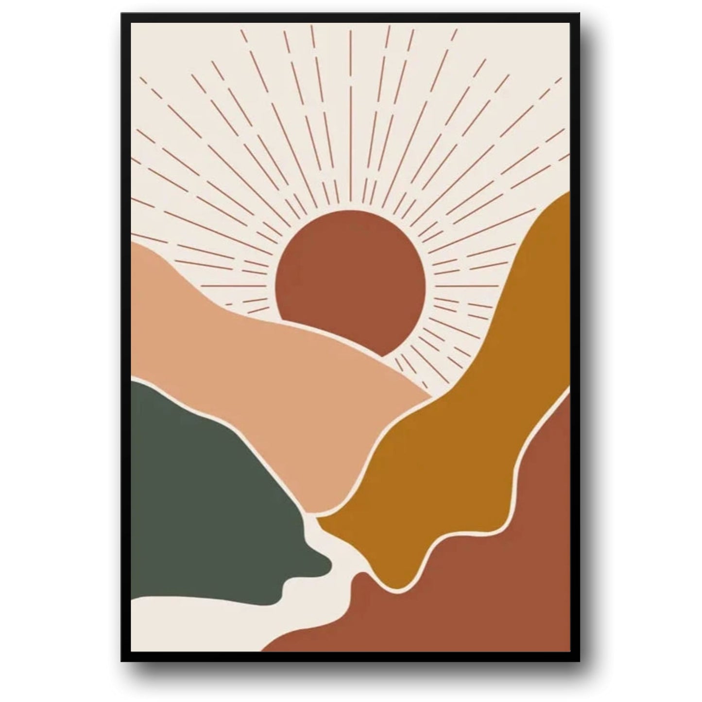 Elements of Nature | Wall Art | Decorative Poster | Visual Artwork for Home & Garden Decor