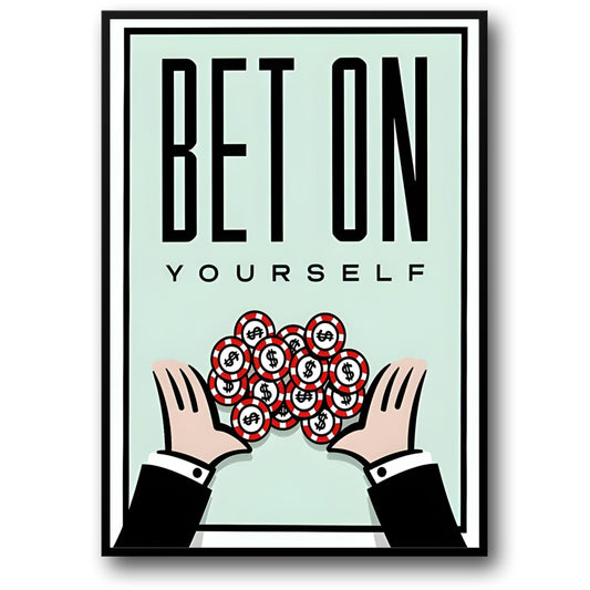 Monopoly Motivatie | Wed op Jezelf | Inspirerend Kunstwerk