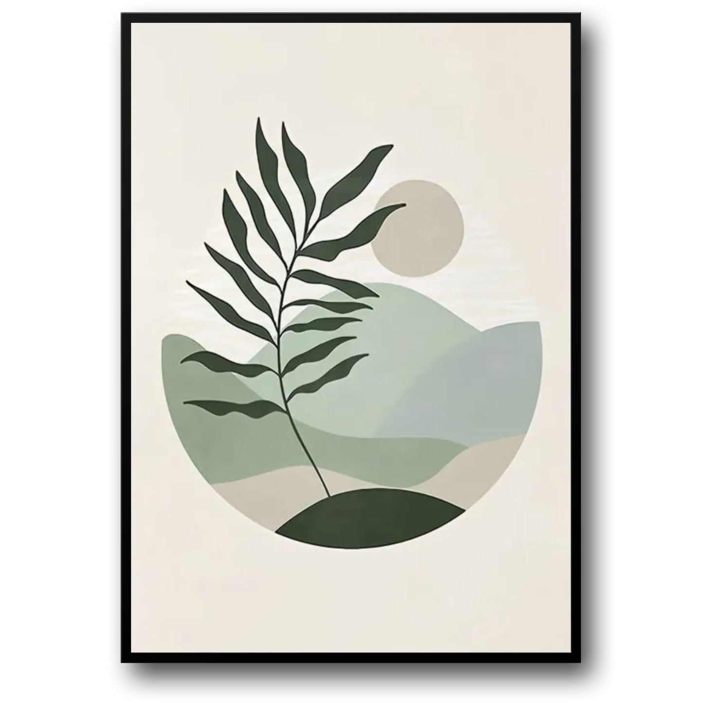 Grünes Abstrakt | Modernes, von der Natur inspiriertes Design
