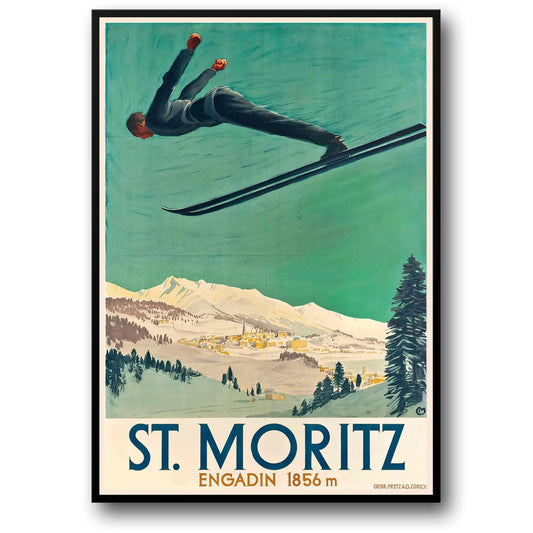 Vintage Engadin Ski | St. Moritz Paardrijden