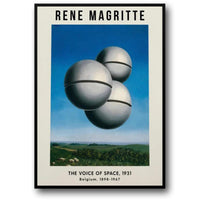 René Magritte | Die Stimme des Weltraums | Surrealistische Kunst