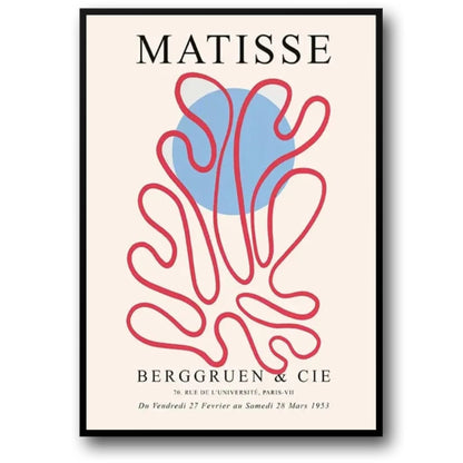 Henry Matisse Poster | Berggruen & Co. | Papiers Découpés Cut-Outs | Abstract Dreams Art | Colorful Wall Decor