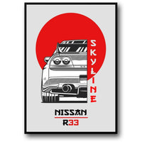 Nissan Skyline R33 | Japanische Autokunst