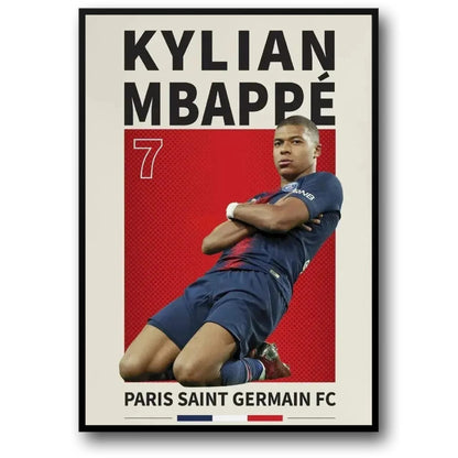 Kylian Mbappé #7 | Fußballstar-Artwork