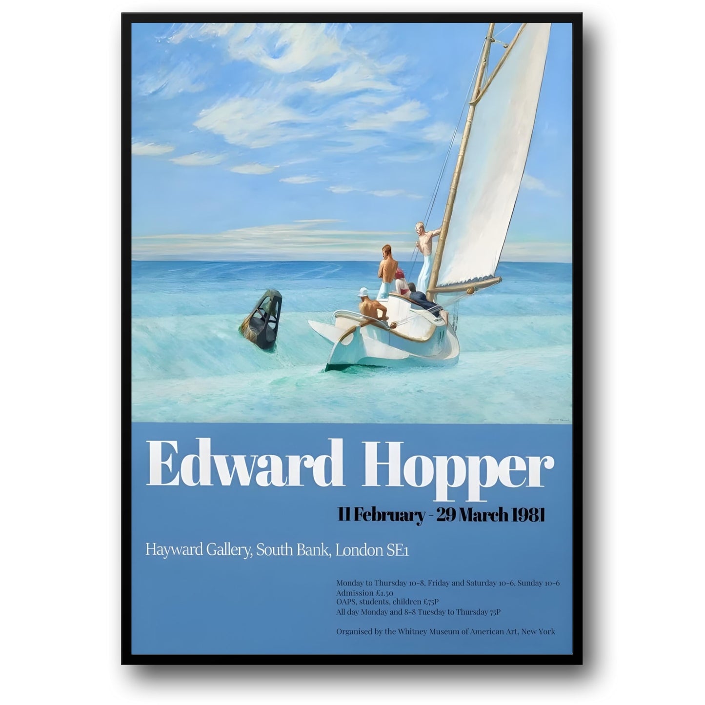 Edward Hopper | Ground Swell | Vintage Kunstwerk