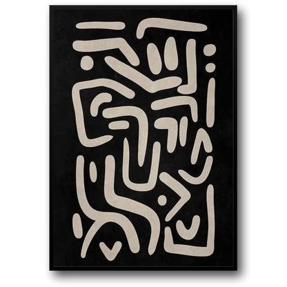 Earthen Labyrinth Poster | Decor Artwork | Visual Wall Art | Home & Garden Decor | Fine Art Print | Scenic Abstract Design