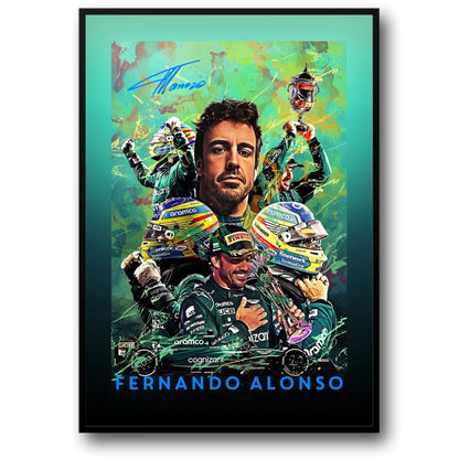 Graffiti Racer Helm | Fernando Alonso