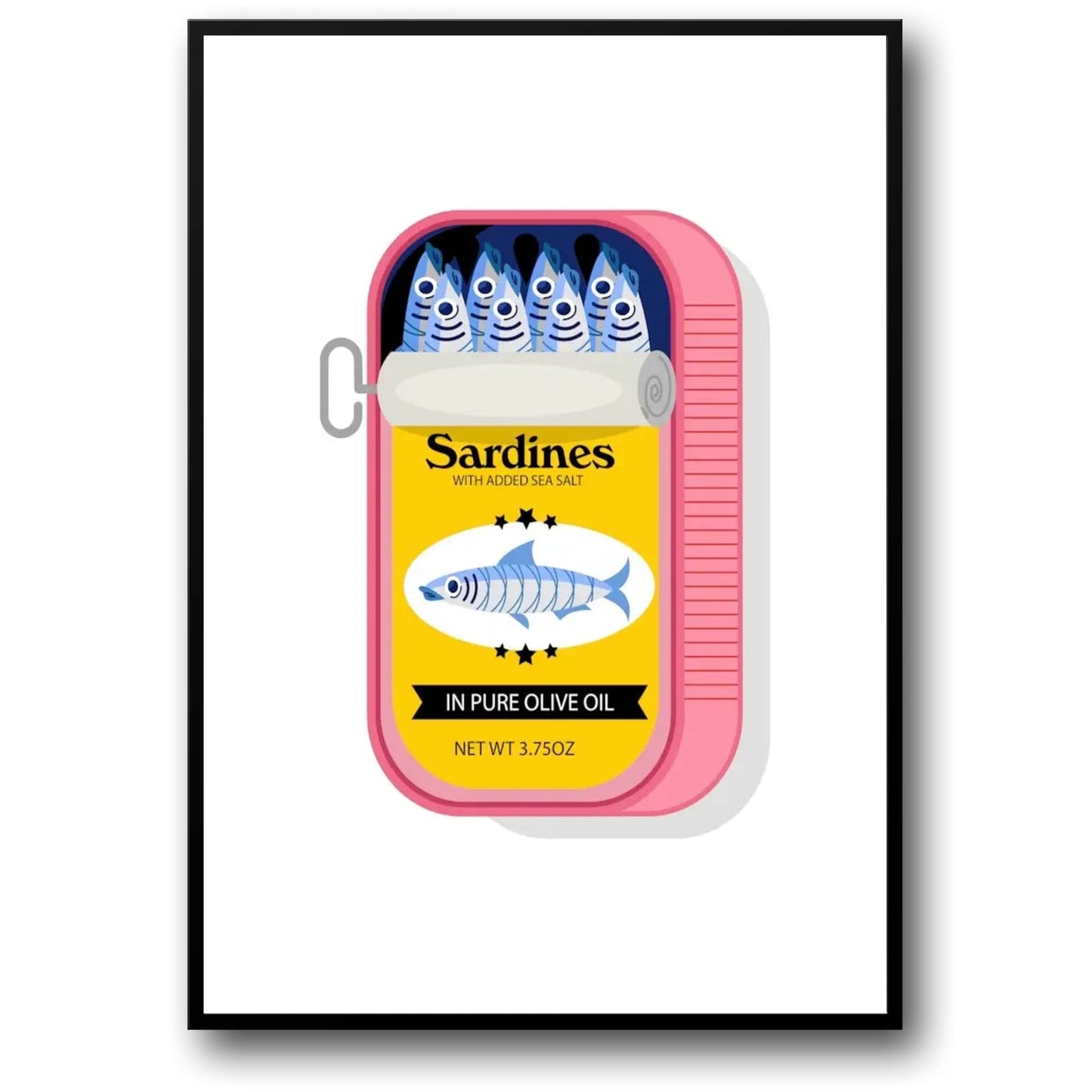 Doppelte Meerjungfrauen | Vintage-inspiriertes Kunstposter