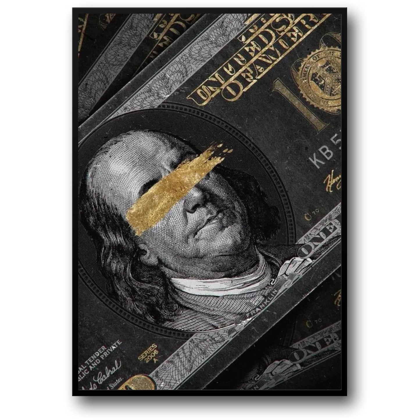 Golddollar-Auge | Benjamin Franklin Luxusgeldkunst