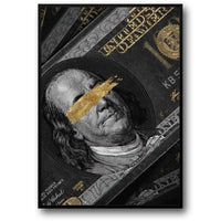Golddollar-Auge | Benjamin Franklin Luxusgeldkunst