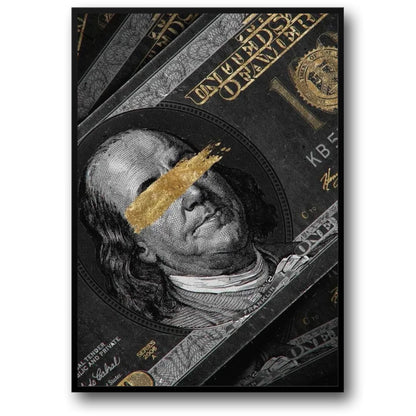 Golddollar-Auge | Benjamin Franklin Luxusgeldkunst