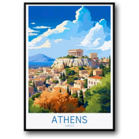 Stadtbild von Athen | Landschaftskunst