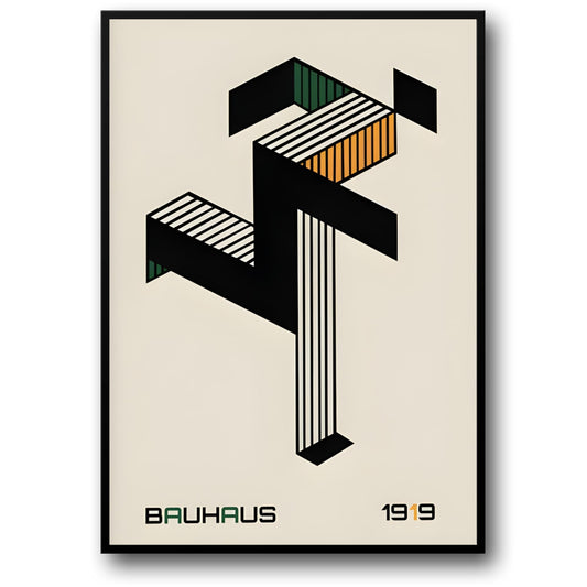 Bauhaus Hardloper | Geometrisch Minimalistisch